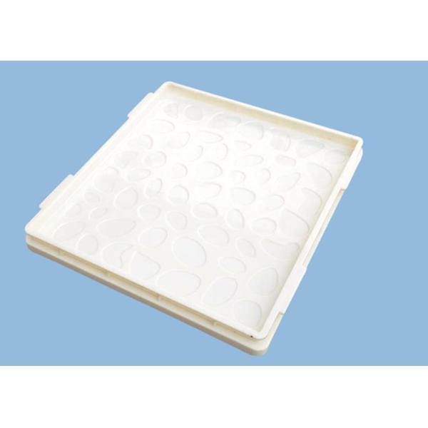 Buy Superimposed  Plastic Paver Moulds , Pebbles Surface Blocks  Patio Paver Molds at wholesale prices