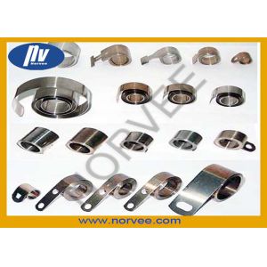 flat SUS301 / Stainless Steel Coil Springs for Auto Shelf Pusher