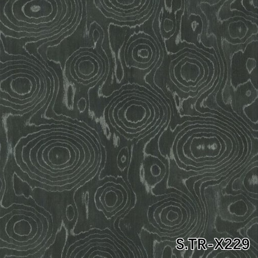 Man Made Wood Veneer Of Silver Tree Ring S.TR-X229 Standard Size 2500*640mm
