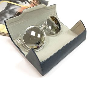 Eco-friendly magnetic sunglasses case pu eyeglasses case spectacle cases