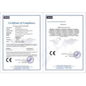 TS Lightning Protection Co.,Limited Certifications