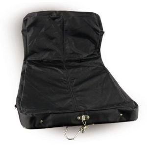 High Grade Foldable Garment Bags Black Lightweight Garment Bag with Top Grab