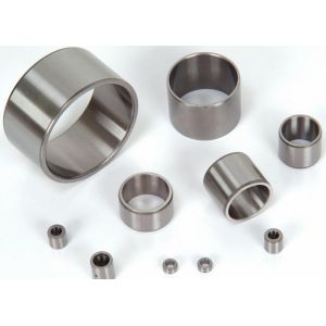 Steel Roller Bearings Steel Backed With GCr15 , Crossed Oil groove Round And
