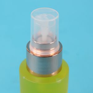 Plastic PET Frosted Cylinder Cosmetic Empty Spray Bottle 100ml