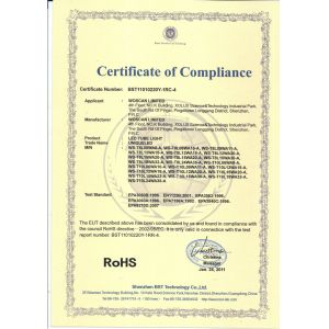 WOSCAN LIMITED Certifications