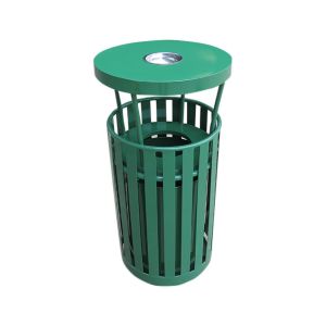 China ISO18000 Certificate Modern 20gal Street Steel Outdoor Trash Can on sale