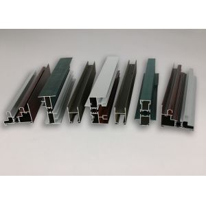 Heat Insulation Thermally Broken Aluminium Windows 6063 6061 Alloy Temper