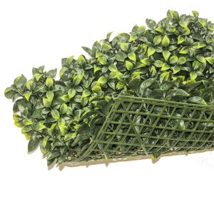 Plastic Restaurant Artificial Greenery Wall Panels 45mm
