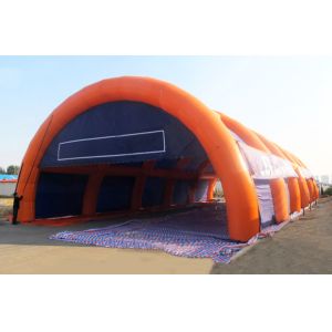 Large Arch Shaped Inflatable Event Marquee Tent With Tunnel Entrance