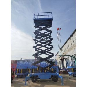 7m 500kg Remote Control Scissor Lift Hydraulic No Self Power 2100*830mm Table