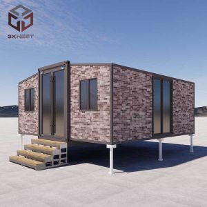20ft Collapsible Container House with Roof Floor Plywood or PVC Flooring