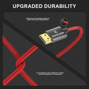 Alvin's 8K Coiled HDMI Cable 48Gbps for Atomos Ninja V, Canon R5C
