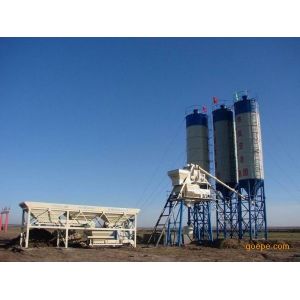 China Metter Toledo Sensor Concrete Mixer plant LSJ40 CCC screen display Mitsubishi PLC on sale