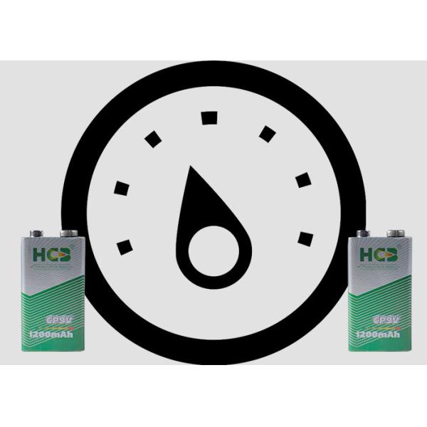 CP9V 3CP502440 Lithium Primary Battery , Lithium Manganese Dioxide Batteries
