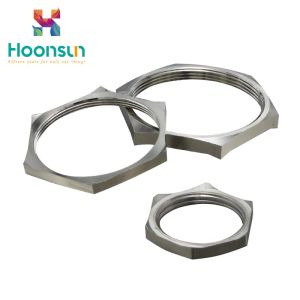 Metallic Cable Gland Accessories EMC Locknut With Electrical Fittings