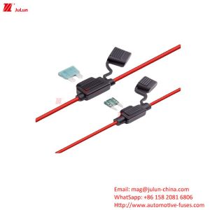 Electric Vehicle Fuse Holder For Plug In Fuse Terminal Material Copper Rated