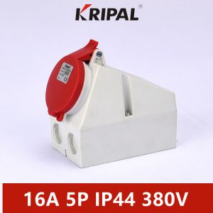IP44 16A 32A IEC Waterproof Industrial Power Socket Surface Mounted
