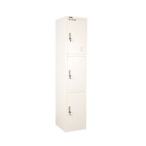 Steel Furniture Lockable Gym 3 Doors Secure Filing Cabinet