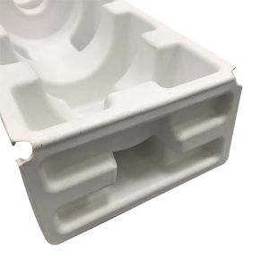 Customized Dry Pressed Pulp Lined Grey Watch Pulp Packaging Tray Biodegradable