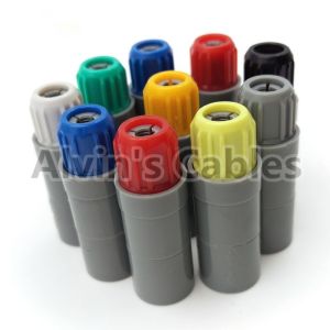 Push Pull Connector 4 Pin Series P Medical Plastic Substitute PRG Plug Connector