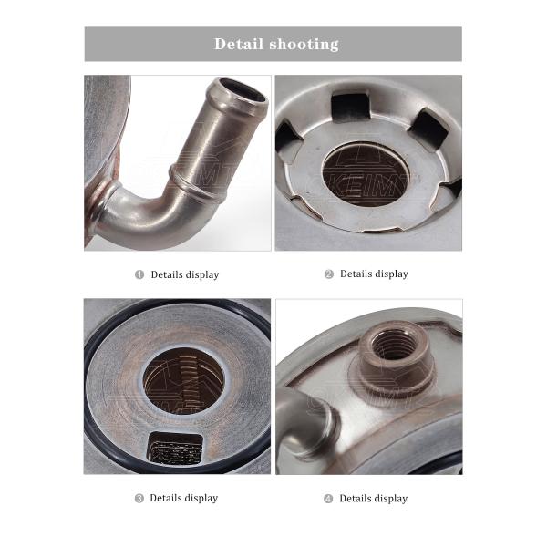 Yanmar 4TNE106T Oil Cooler Core 123910-33010 12391033011