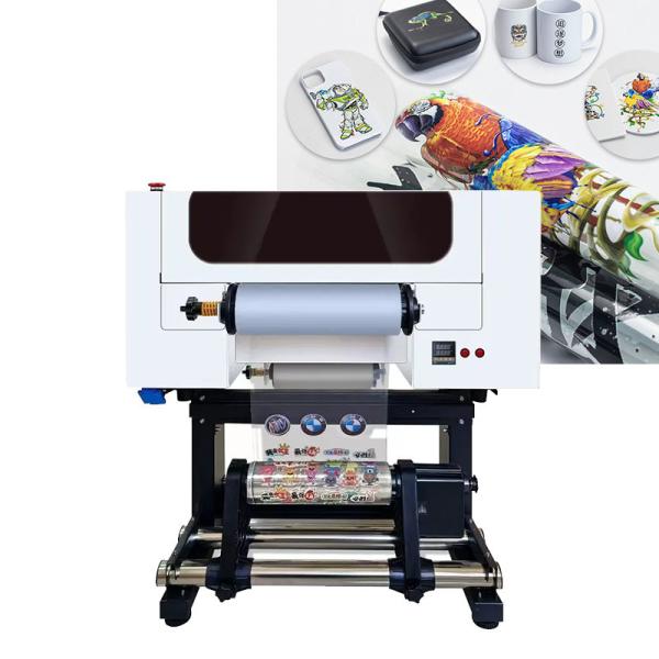 30CM UV Roll Dtf Printer For Sticker Printing With Dual Xp600 Head Roll To Roll
