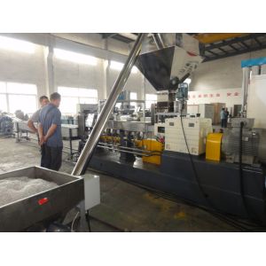 PET bottle flakes granulating machine / PET pelletizer with vacuum system