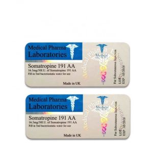 Hologram Embossing Pharmaceutical Glass Vial Labels
