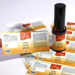 Waterproof Beauty Daily Chemical Products Logo Adhesive Sticker for Laundry