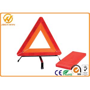 Quality ECE R27 Reflective Warning Triangle , Car Emergency Advance Warning Triangle for sale