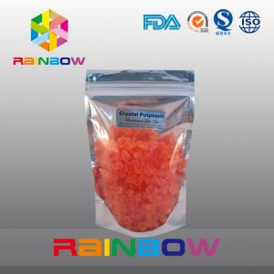 Doypack aluminum foil pouch packaging with zipper snack / sugar bags