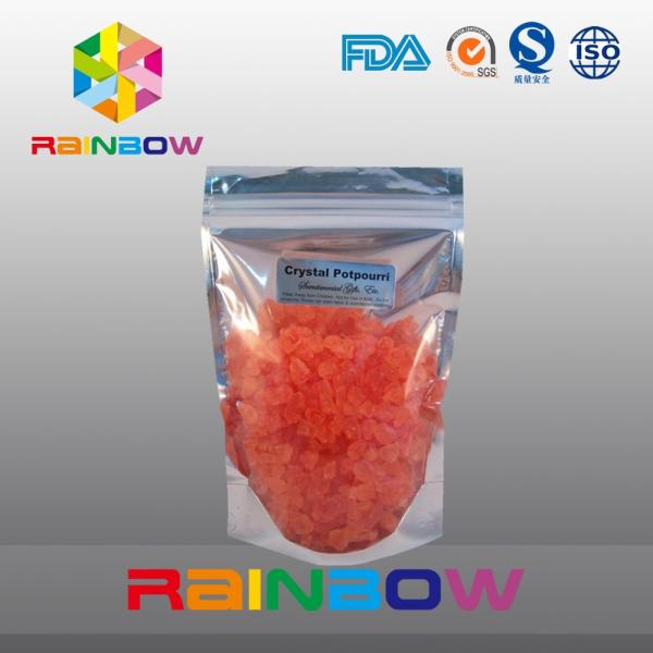 Buy Doypack aluminum foil pouch packaging with zipper snack / sugar  bags at wholesale prices