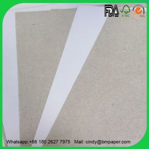 China Guangzhou Top Supplier Coated C1S Grey Back Duplex Board 450gsm on sale