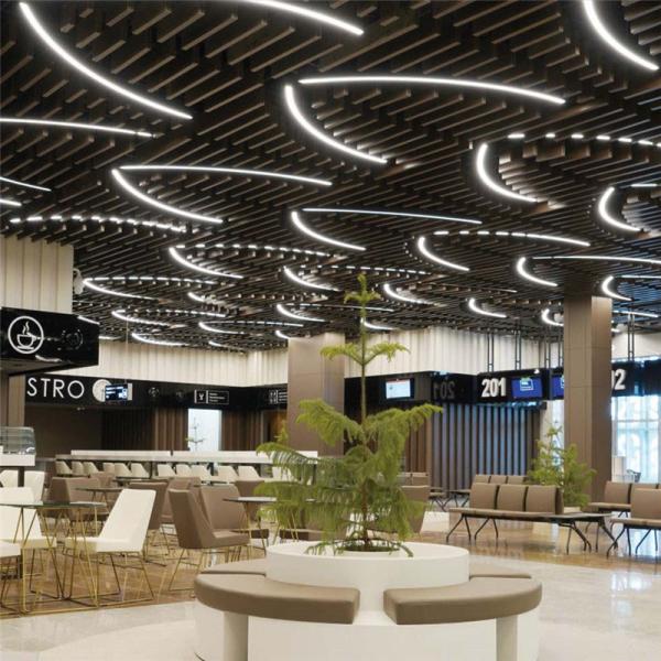 Buy 30X150mm Aluminum Metal Ceiling Metalworks Acoustic Box Baffle Ceiling at wholesale prices