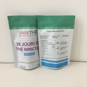 Recycled Plastic Stand Up Food Packaging Bag Laminated Biodegradable