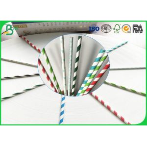 Eco - Friendly And Compostable 24g 28g 30g 35g Drinking Straw Paper Rolls With