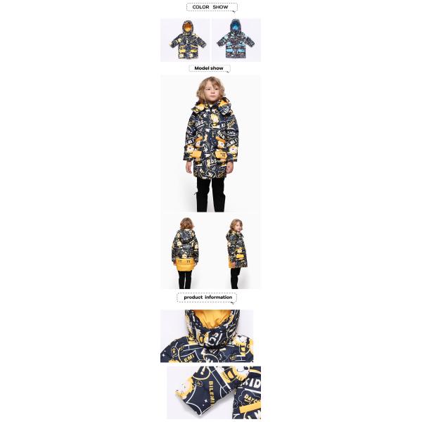 Boutique Clothing Winter Snow Insulated Hooded Fashion Outerwear Children Clothes Best Big Boys Down Jacket