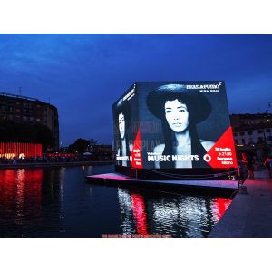 P10mm 90° Curved LED Digital Billboard High-Quality Private Model High-End LED