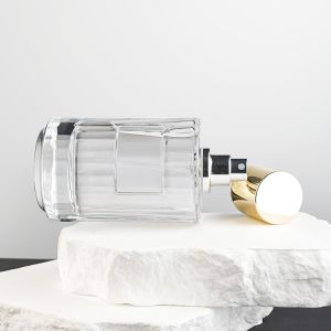 No Spill Perfume Spray Luxury Bottles Magnetic Cap Hot Stamping Printing