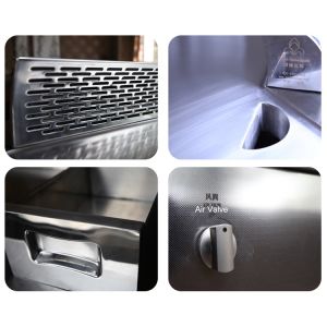 Electric Teppanyaki Grill Table with Down Exhaust 1200x850mm