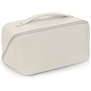 Multifunctional Makeup Bags Waterproof Portable With Handle And Divider