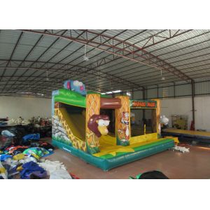 Safari park inflatable combo inflatable elephant combo animals inflatable combo