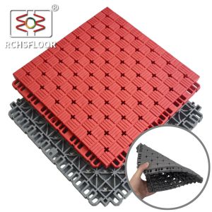 410g TPE Modular Sport Tiles Basketball Court Plastic Tiles