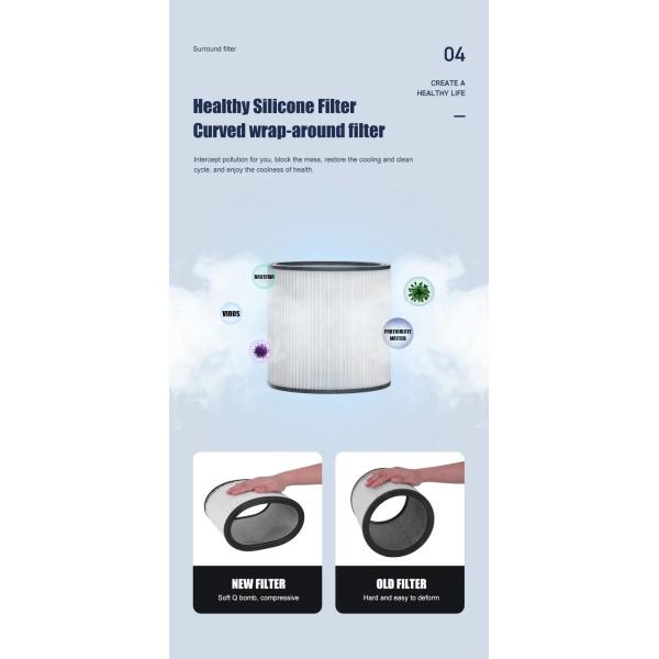 Household 42-inch Air Cooling Bladeless Tower Fan with Air Purifier and Performance