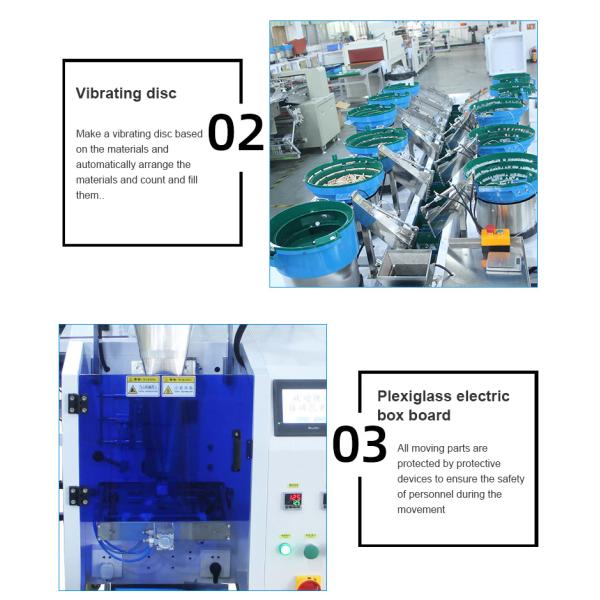 High-Performance Automatic Equipment Screw Hardware Accessories Plastic Pouch Packing Machine