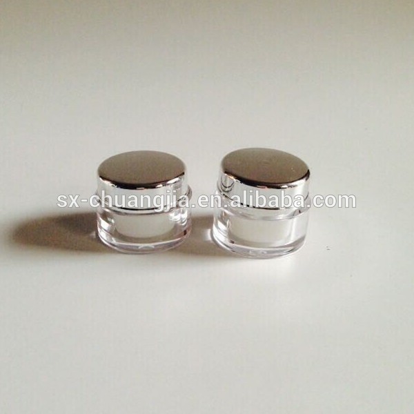 Buy 2015 cosmetic 5g eye cream acrylic jar with screw cap at wholesale prices
