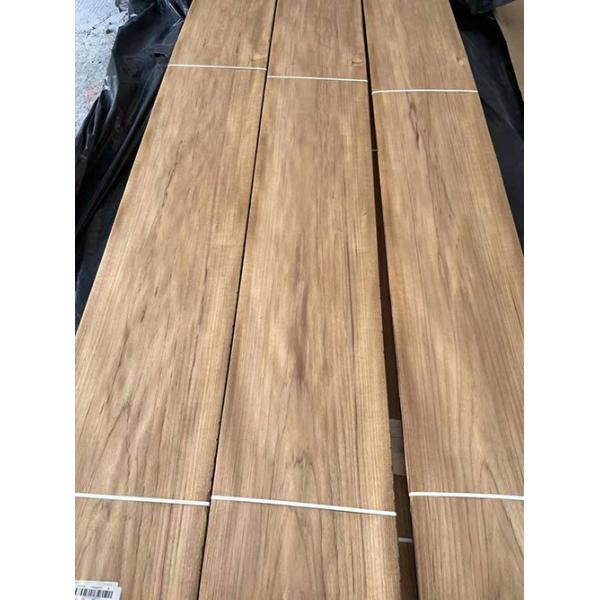 Buy 0.20MM Crown Cut Burma Teak Wood Veneer For Fancy Boards at wholesale prices