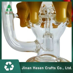 HESEN 28cm Borosilicate Smoking Water Pipe