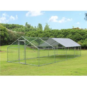 Air Circulation PE Cover Chicken Run Kennel For Poultry