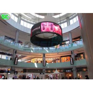 1R1G1B P5 Light Weight Flexible Malls Hanging LED Display Screen